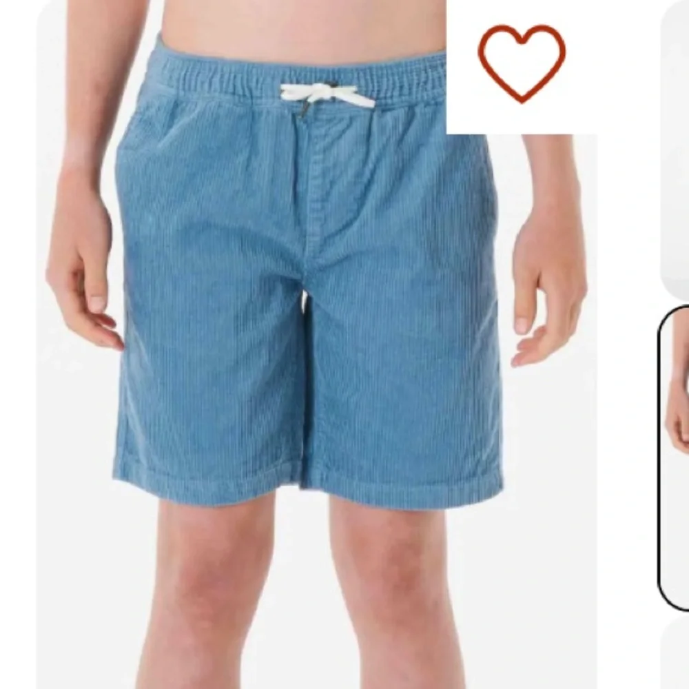 RIPCURL Blue Corduroy Boys Shorts.